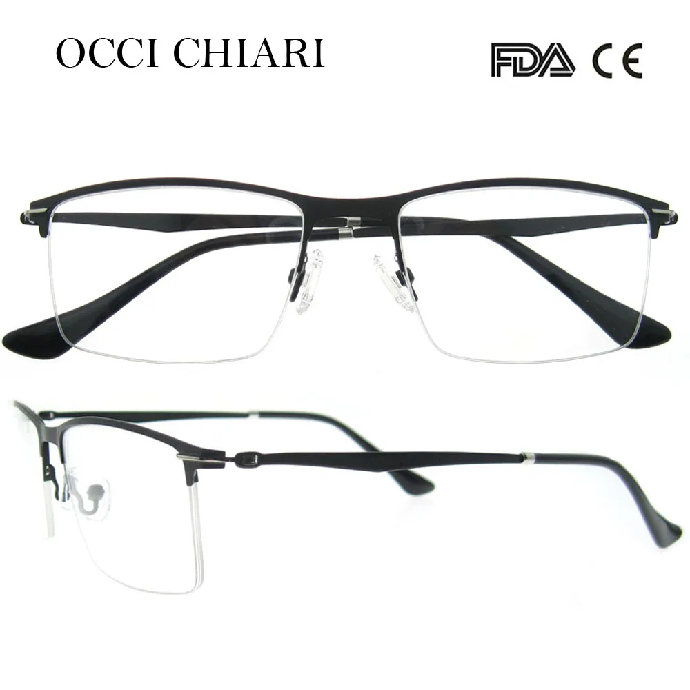 OCCI CHIARI 2018 Новое поступление металлические Компьютерные очки из нержавеющей