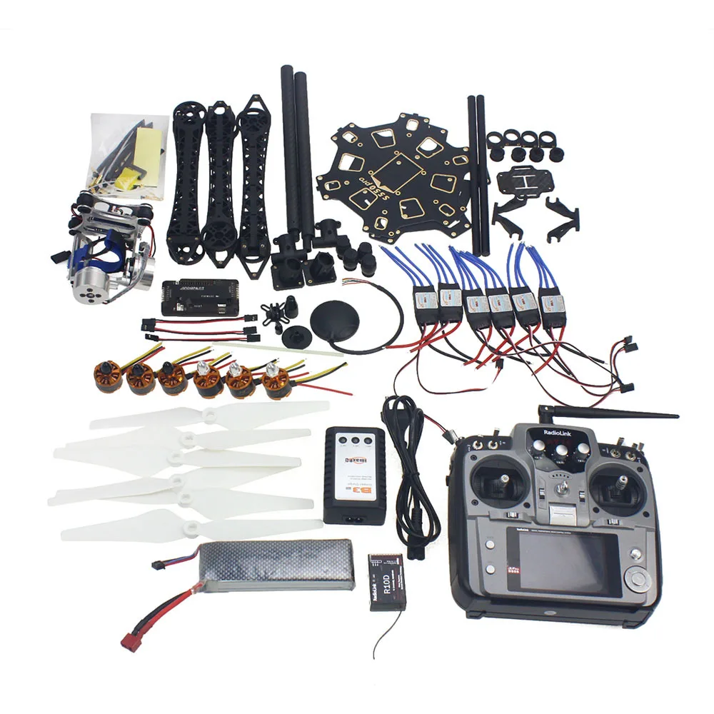 JMT Full Set RC font b Drone b font Aircraft Kit HMF S550 Frame 6M GPS