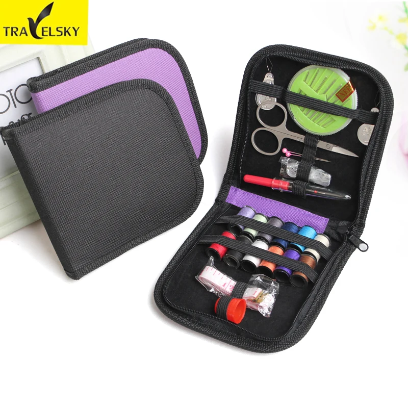 

Upgrade Sewing kits portable for travel home needle tape scissor multifunction DIY Home Tools 4colors choic Free shipping 13713