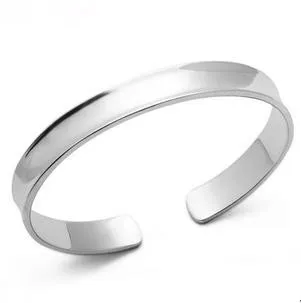 

New arrival high quality simple design 925 sterling silver ladies adjustable bangles jewelry gift for women never fade cheap