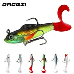 DAGEZI Jig Head Lead Мягкая приманка 1 шт. силиконовые искусственные приманки 9 см/9 г рыболовные морская приманка бас карп рыболовные снасти pesca