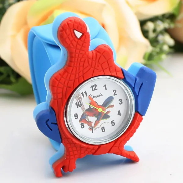 Wholesale 2022 Children's Clock Student Children Boy Spider Man Watches Kids Silicone Cartoon Watch Relogio Masculino Kids Watch