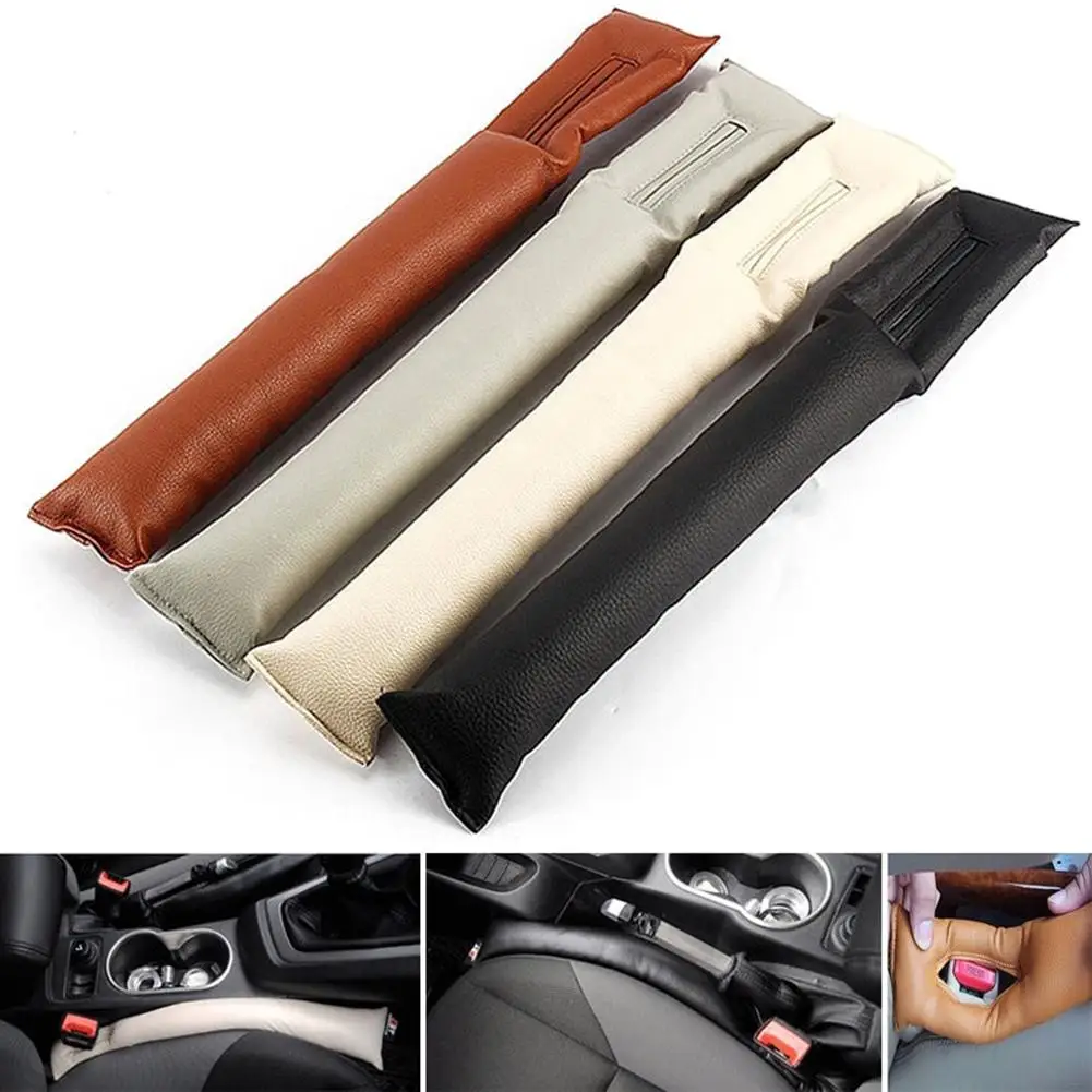 

Universal Faux Leather Car Seat Gap Pad Leak Proof Plug Stopper Filter Strip