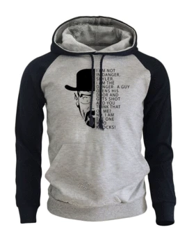 

Hoodie For Men 2019 Autumn Winter High Quality Fleece Men's Sweatshirt Print Heisenberg Danger Fashion Harajuku Tracksuits Hoody