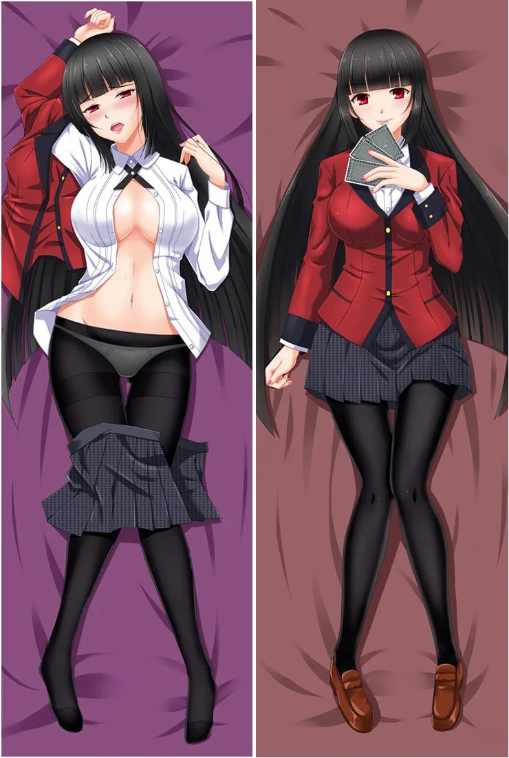 Аниме Dakimakura kakeguurui косплей реквизит обнимая тело на заказ кирари Momobami Yumeko Jabami Mary Saotome наволочка - Цвет: 34X100cm