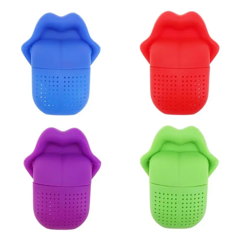 

Creative Silicone Tongue Infuser Loose Tea Leaf Strainer Herbal Filter Diffuser Tea Accessories