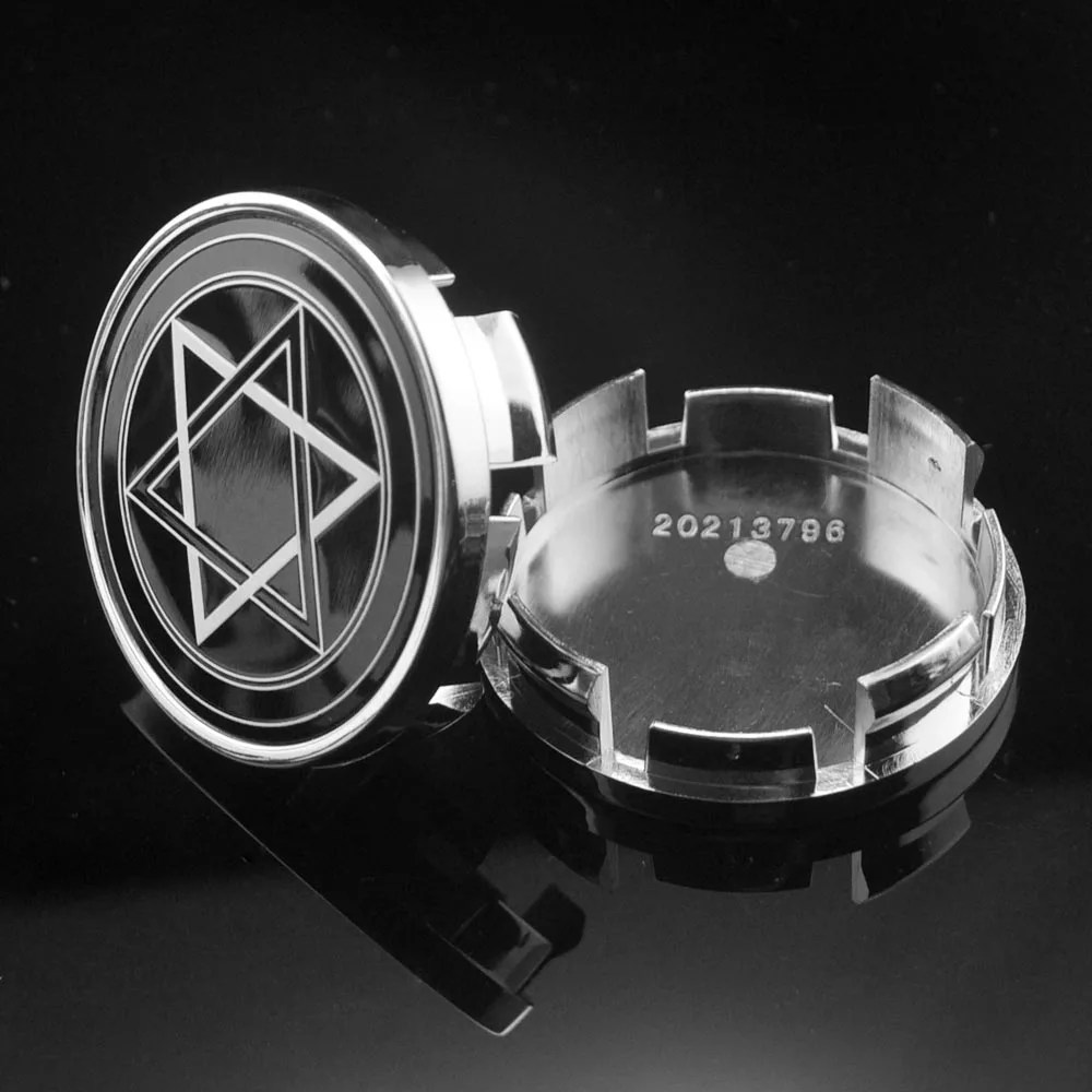 

4 pcs Car Wheel Hub Cap 63mm Wheel Center Cap Star of David Emblem Fit CHRYSLER 200 300 Fit RAM 1500 4500 5500 Fit JOURNEY