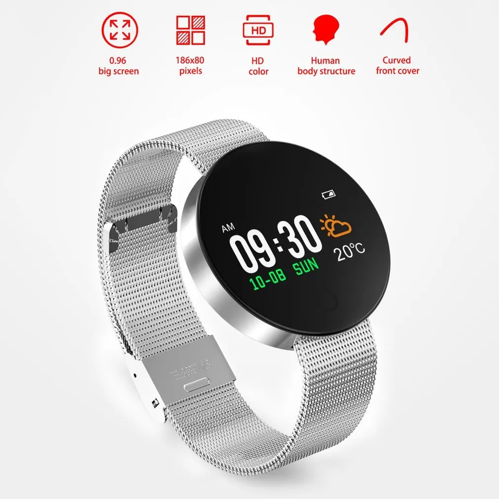

007Pro Smart Bracelet HD 0.96 Inch Screen Bluetooth 4.0 Three-axis Acceleration Sensor Life Waterproof Anti-sweat Scratch