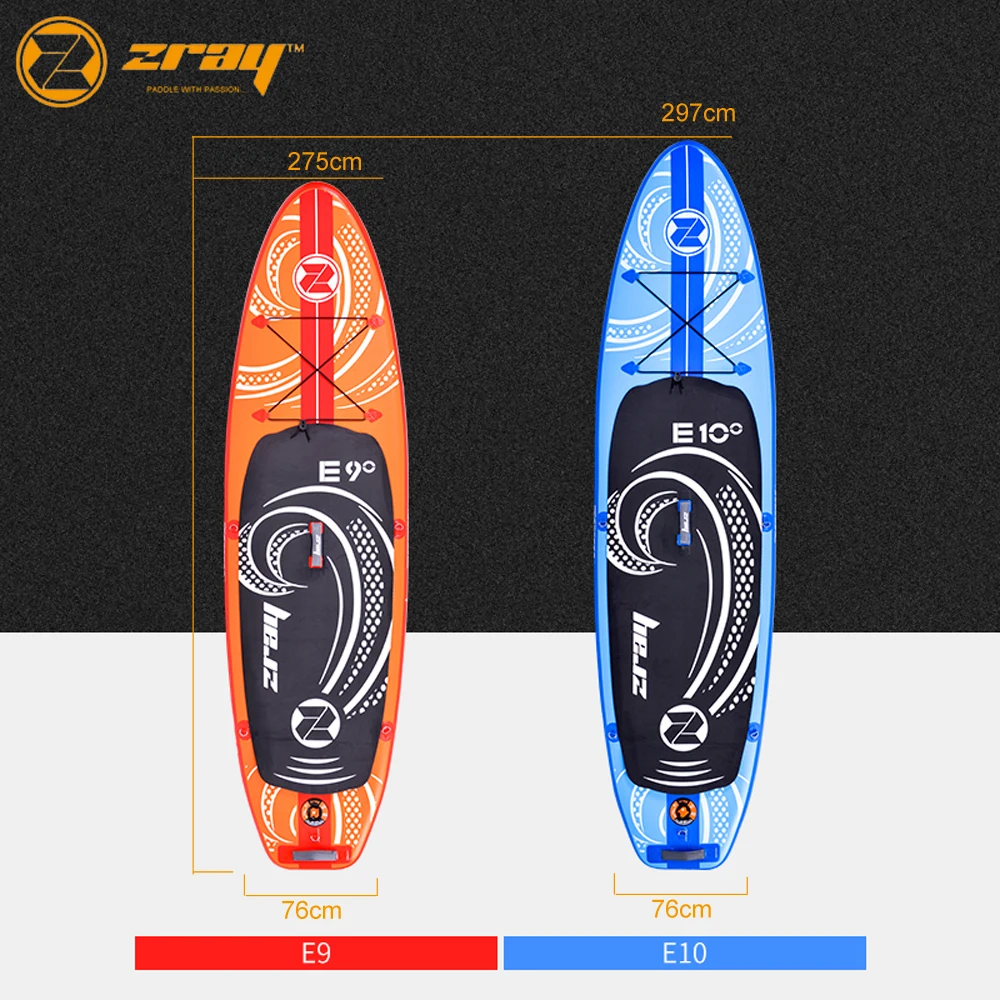 

New design Zray E9 E10 inflatable sup stand up paddle board surfing board