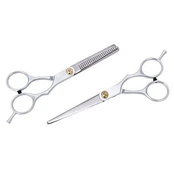 

JETTING 2Pcs/Set Stainless Steel Professional Hair Cutting Thinning Scissors Shears Hairdressing Salon Barber Hair Styling Tool