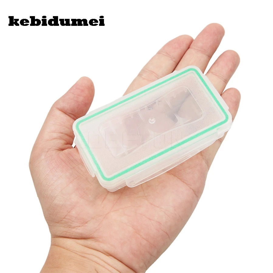 

kebidumei 2016 New Transparent Clear Battery Holder Waterproof for 18650 Battery Case Transparent Holder Storage Boxes