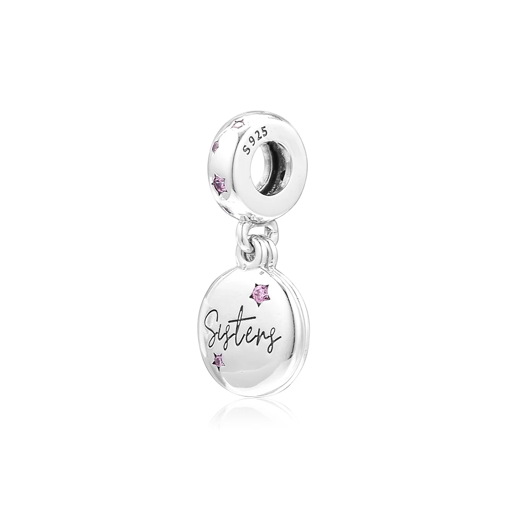 CKK Fit Pandora Браслеты Forever Sisters амулеты 925 Стерлинговое Серебро амулет бусины для бусина для изготовления украшений