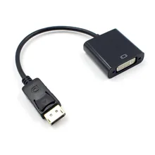 Display Port DP to DVI Adapter Cable Converter Male to Female 1080P for Laptop PC DVD Monitor Projector Displays