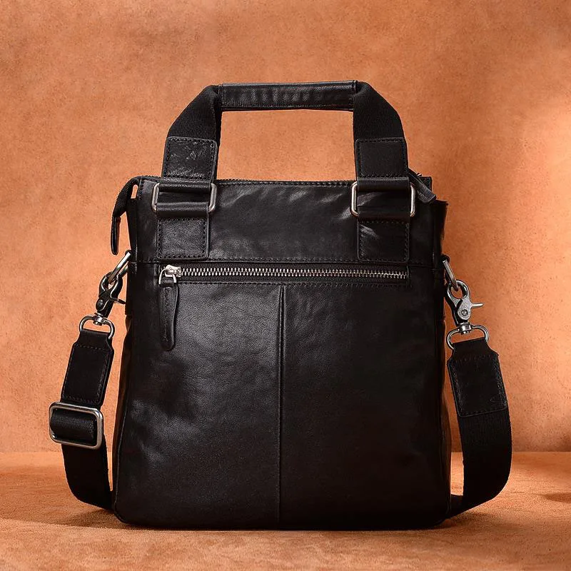 AETOO Handbag men's casual multi-function large-capacity shoulder bag Messenger bag first layer cowhide