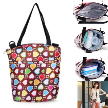 

Portable Lunch Bag Women Lunch Bags Multifunction Baby Bottle Food Picnic Handbag Shoulder Bag Insulated Thermal Lunch Bag Tote