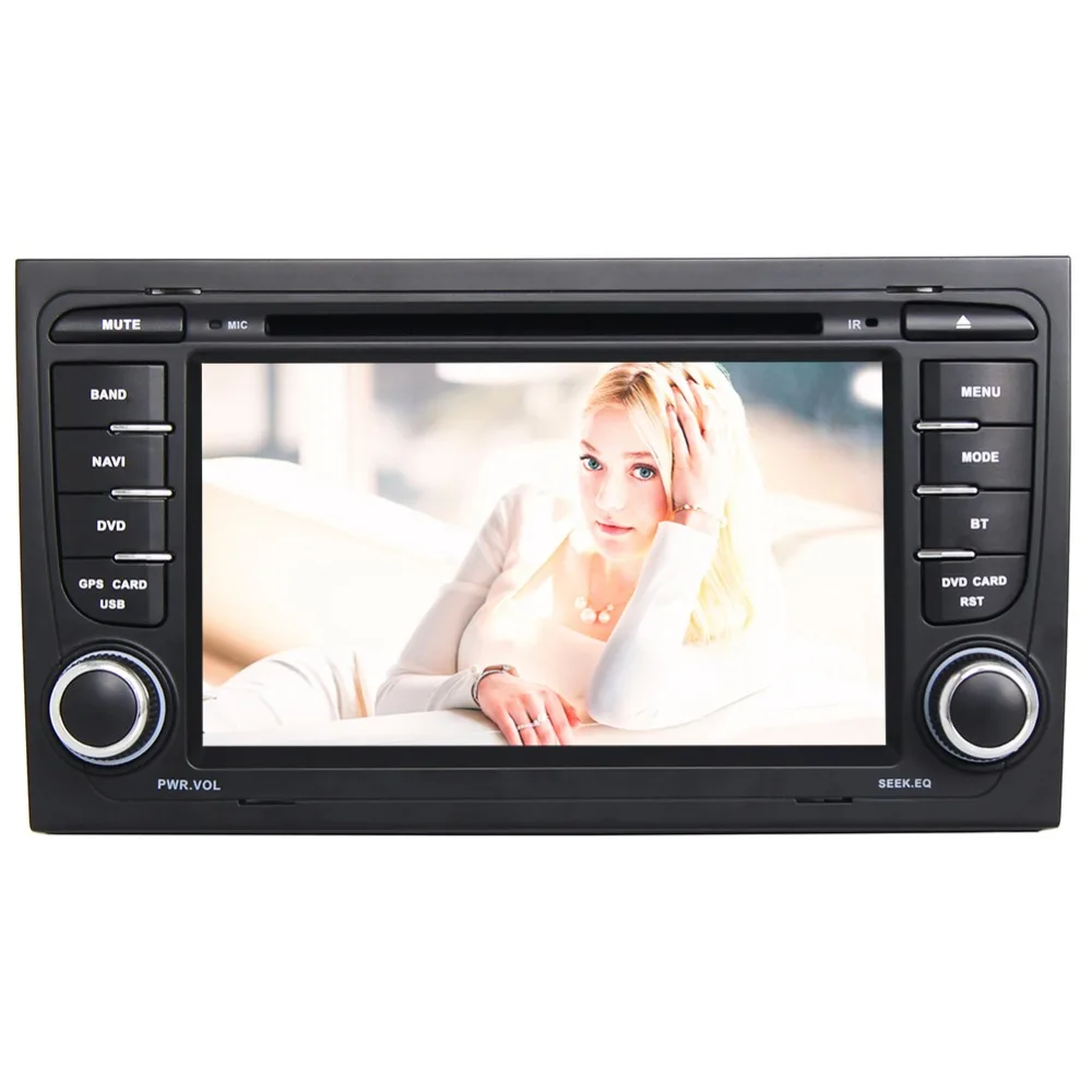 7\ HD 1024*600 Quad Core Android 6.0 Car DVD GPS Radio Video Stereo Navigation Player for AUDI A4 2002-2008 DVR TPMS WIFI 4G BT