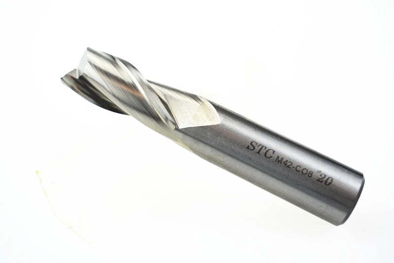 1pcs M42 CO8 Cobalt 20mm End Mill Cutter 2 Flutes CNC Endmill Router