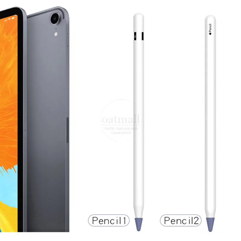 Нескользящий Силиконовый чехол для Apple Pencil cap для iPad Pencil 2 1 насадка на глушитель держатель защитный рукав для планшета стилусы для сенсорного экрана Stylus