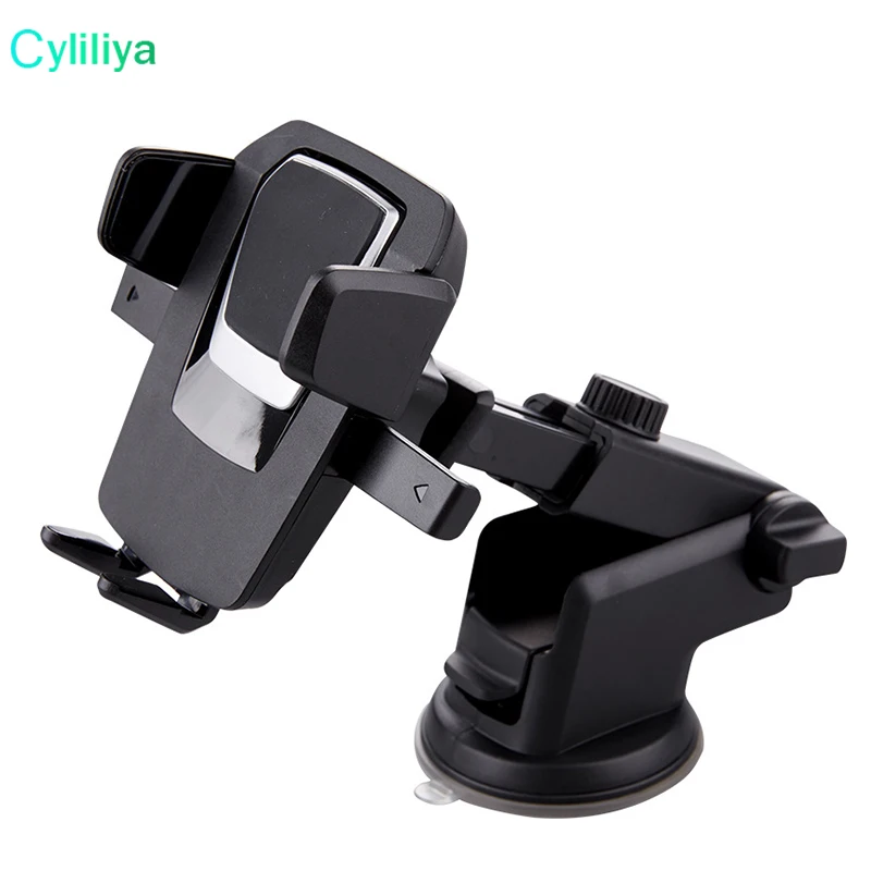 Best 50 Easy One Touch 3 Car Mount Universal Phone Holder 360 Degree Suction Cup Cradle Stand Holders for iPhone X Samsung S8 Note 8 3