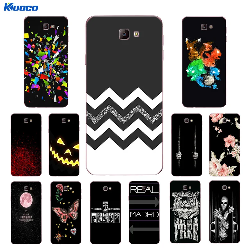 for Soft TPU Cover Samsung Galaxy J7 Prime/On7 2016/G610 Case Silicone Character Printing On7 2016 G610 |