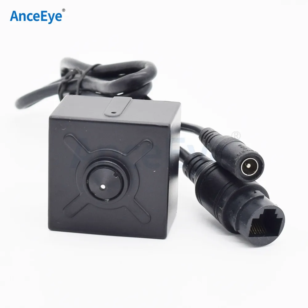 Anceeye POE FULL HD 1080 P Мини ip-камера с модулем питания через домашнюю Камера 2.0MP безопасности металлический Камера ONVIF P2P IP CCTV Cam Системы Hi3516c sony imx322