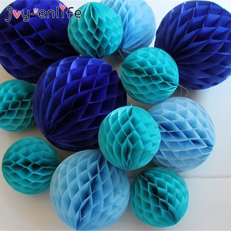 

10pcs 15/20/25cm Honeycomb Ball Paper Flower Lantern Ball Wedding Party Kids Birthday Party Xmas Decoration Baby Shower Supplies