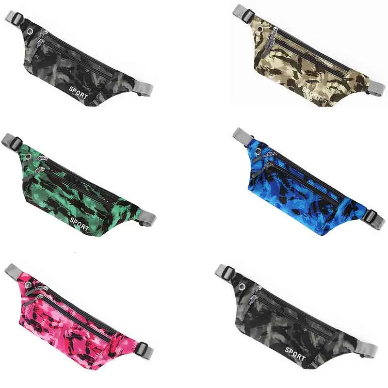 

2018 New Fashion Fanny Pack Belt Bag Unisex Camouflage Canvas Crossbody Shoulder Bag Chest Bag Women Girl Phone Pouch riem tas