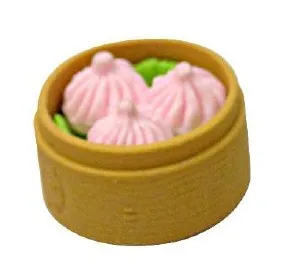 

Typical Chinese Steam Bread Eraser Set with Eastern Culture for Memorable eraser Promotion Eraser School Eraser