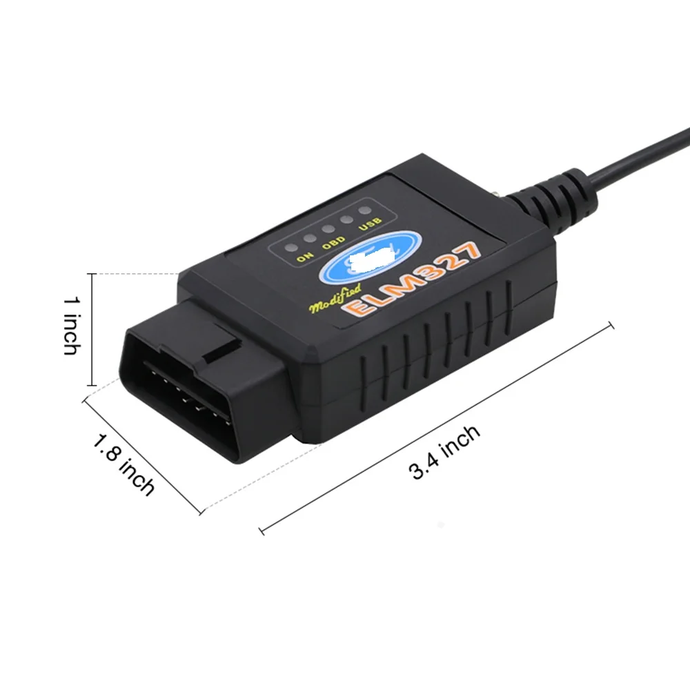 ELM327 USB FTDI PIC18F25K80 чип ELMconfig считыватель кодов для Ford HS CAN/MS CAN Forscan ELM 327 Bluetooth OBDII диагностический инструмент