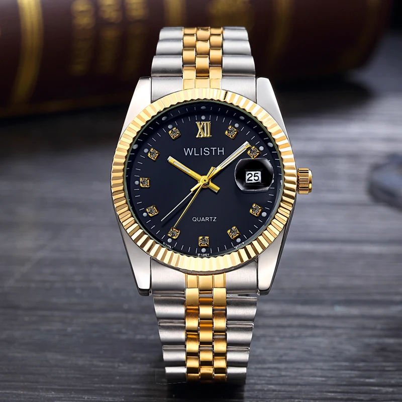 Мужские часы, наручные часы, мужские часы, Топ бренд, роскошные, известный, кварцевые часы для мужчин, часы с датой, Hodinky, мужские часы с коробкой