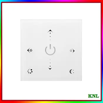 

Led wall mouted touch panel lighting brightness controller, touch panel led color temperature controller, DC12-24V free shipping