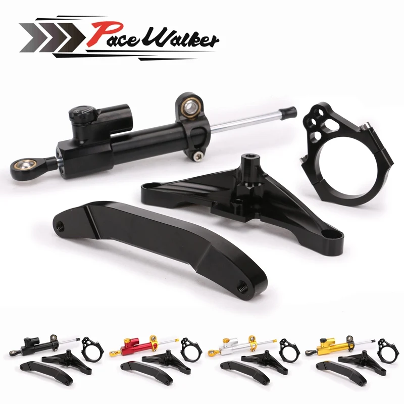 

Free shipping Motorcycle CNC Damper Steering StabilizerLinear Reversed Safety Control+Bracket For Yamaha FZ1 FAZER 2006-2015
