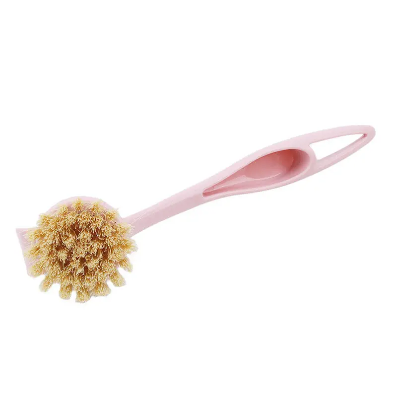 Plant Fiber High Temperature Wash Pot Brush Environmental Protection Shovel Long Handle Silicone Dishwashing Nonstick Dish | Дом и сад