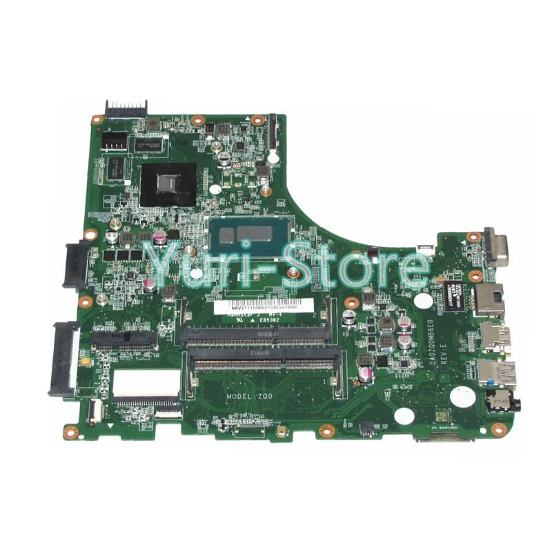 

NOKOTION Laptop Motherboard DA0ZQ0MB6E0 For Acer aspire V3-472 V3-472P NB.V9T11.006 NBV9T11006 I3-4005U GT820m Video Card
