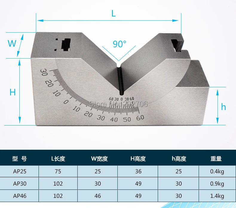 AP25 инструменты производитель Калибр для точного измерения микро регулируемый угол V блок фрезерование установка от 0 до 60 градусов угол пластины угол блок угол Калибр