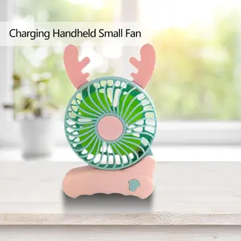 

Cartoon Folding Mini Outdoor Portable Fan USB Charging Handheld Small Fan USB Charging Cute for Outdoor Activity Gifts