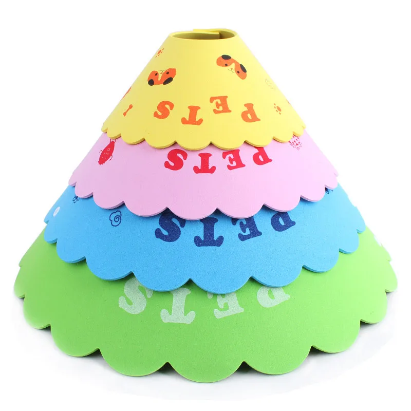 Soft and Comfy EVA Dog Health E-Collar Elizabethan Wound Healing Cone Protection Puppy Pet Recovery Collar Medical S M L XL1