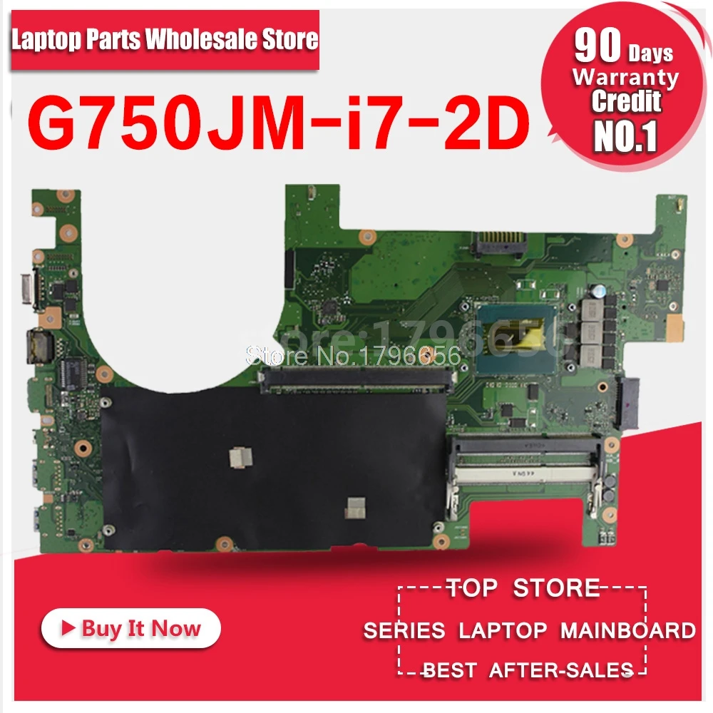 New!2D G750JM Motherboard G750JS REV 2.0 with i7 cpu For ASUS G750J G750Js G750JM laptop G750JM mainboard 100% OK free Usb board New!2D G750JM Motherboard G750JS REV 2.0 with i7 cpu For ASUS G750J G750Js G750JM laptop G750JM mainboard 100% OK free Usb board