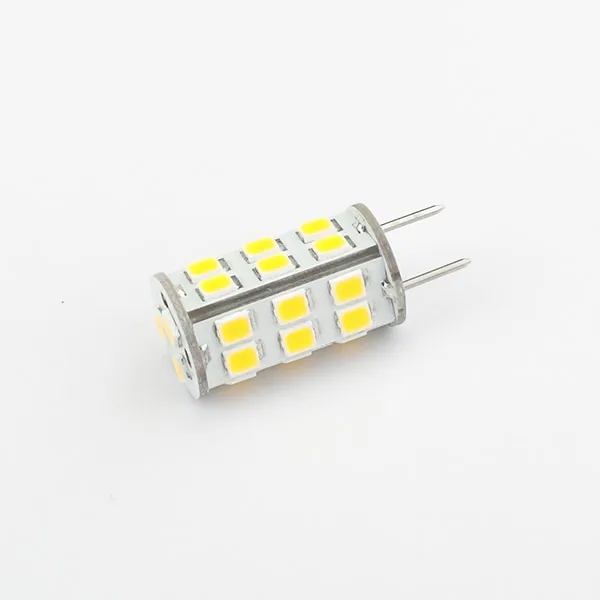 

Free shipment! Led G6.35 Bulb 2835SMD 27leds 3500LM Wide Working Volt DC10-30V/AC8-20V Dimmable Bulb white warm white 5pcs/lot