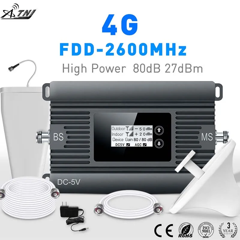 High Power LTE 4G mobile signal booster FDD