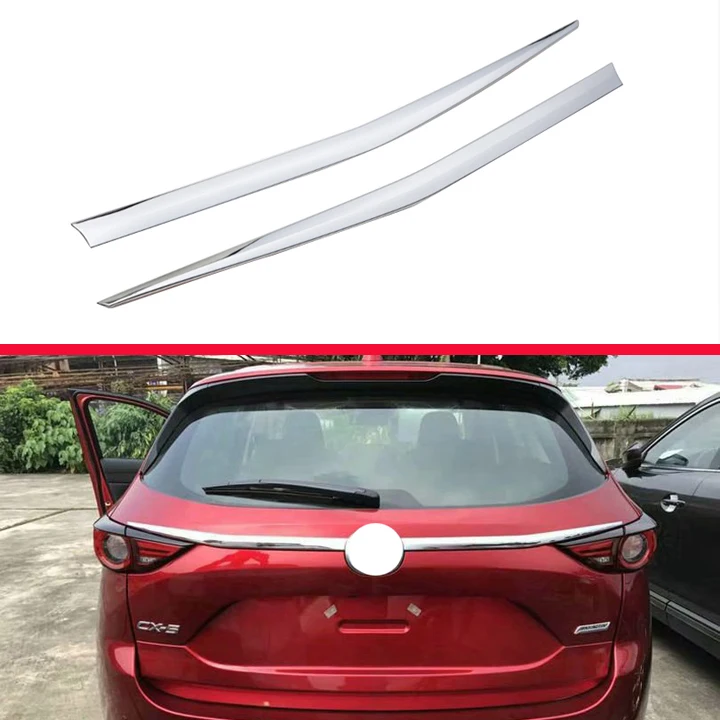 

For Mazda CX-5 CX5 2017 2018 ABS Chrome Rear Boot Door Trim Cover Trunk Lid