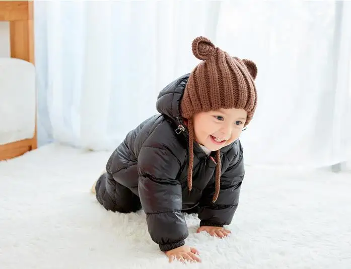 2018 nuevo invierno Bebé niños bebés niñas grueso mamelucos Todder niños abajo de la capa del algodón niños lindo vestir exteriores Bebe 2018 nuevo invierno Bebé niños bebés niñas grueso mamelucos Todder niños abajo de la capa del algodón niños lindo vestir exteriores Bebe