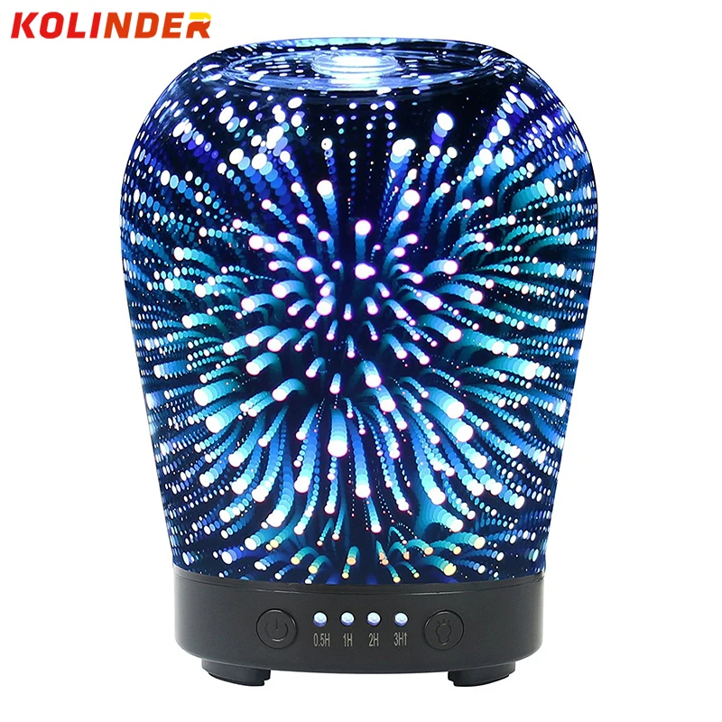 3D Aromatherapy Oil Diffuser, 100ml Essential Oil Ultrasonic Cool Mist