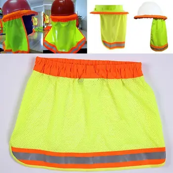 

Useful Sunshade Protective Helmets Sunshade fabric blind Outdoor Construction Neck Shield Reflective Stripe Protective Helmets