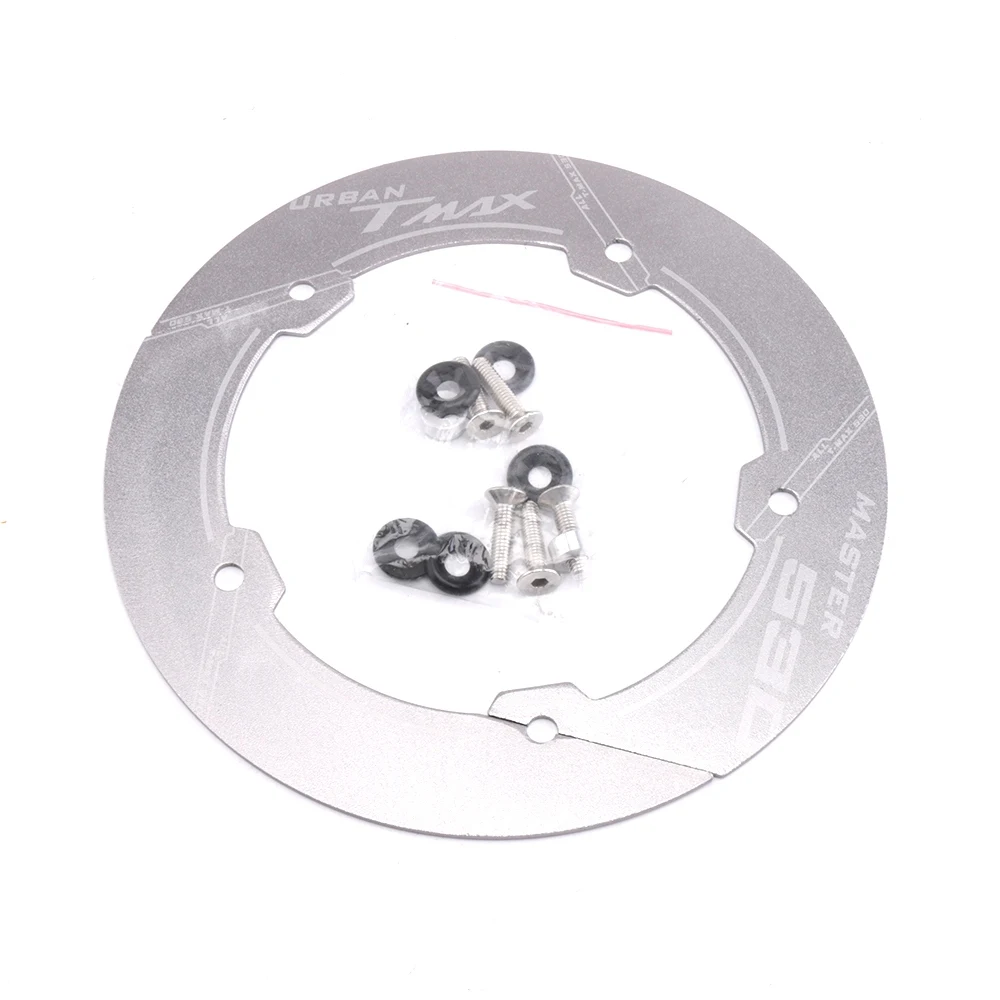 SMOK Motorcycle CNC Aluminum Alloy Accessories Transmission Belt Pully Cover For Yamaha TMAX 530 T MAX 530 2017 2018 (5)