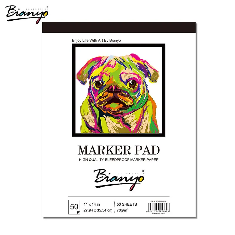 

Bianyo Sketchbook Painting Notebooks 50 Sheets A3/A4 Artist Supplies Sketchbooks For Drawing Art Stationery Papers For Marker