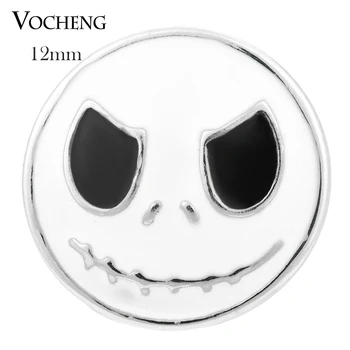 

Halloween Gift Petite 12mm Hand Painted Button Vocheng Snap Charms Vn-1067