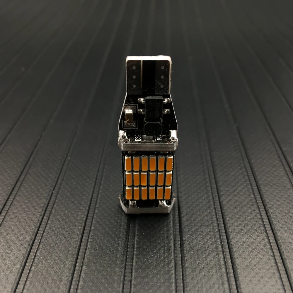 Светодиодные лампы задсветильник хода T15 W16W 920 921 912 Canbus 4014 45SMD 1 шт.|Сигнальная