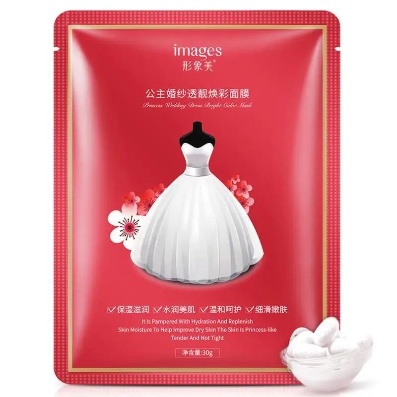 

images Princess Wedding Mask Moisturizing Brightening Hydration Whitening Improve Dry Skin Face Mask Skin Care