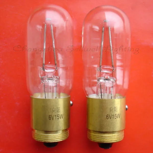 Is the electric light Xiangyang screw excitation  bulb special microscope lamp  6V 15W a665. fyscope 3 5x 90x table pillar stand binocular stereo microscope students microscopio 144pcs led light